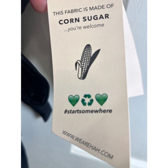 Women's We Are Hah Swimsuit M Black wrap and ruched - Picture 8 of 12